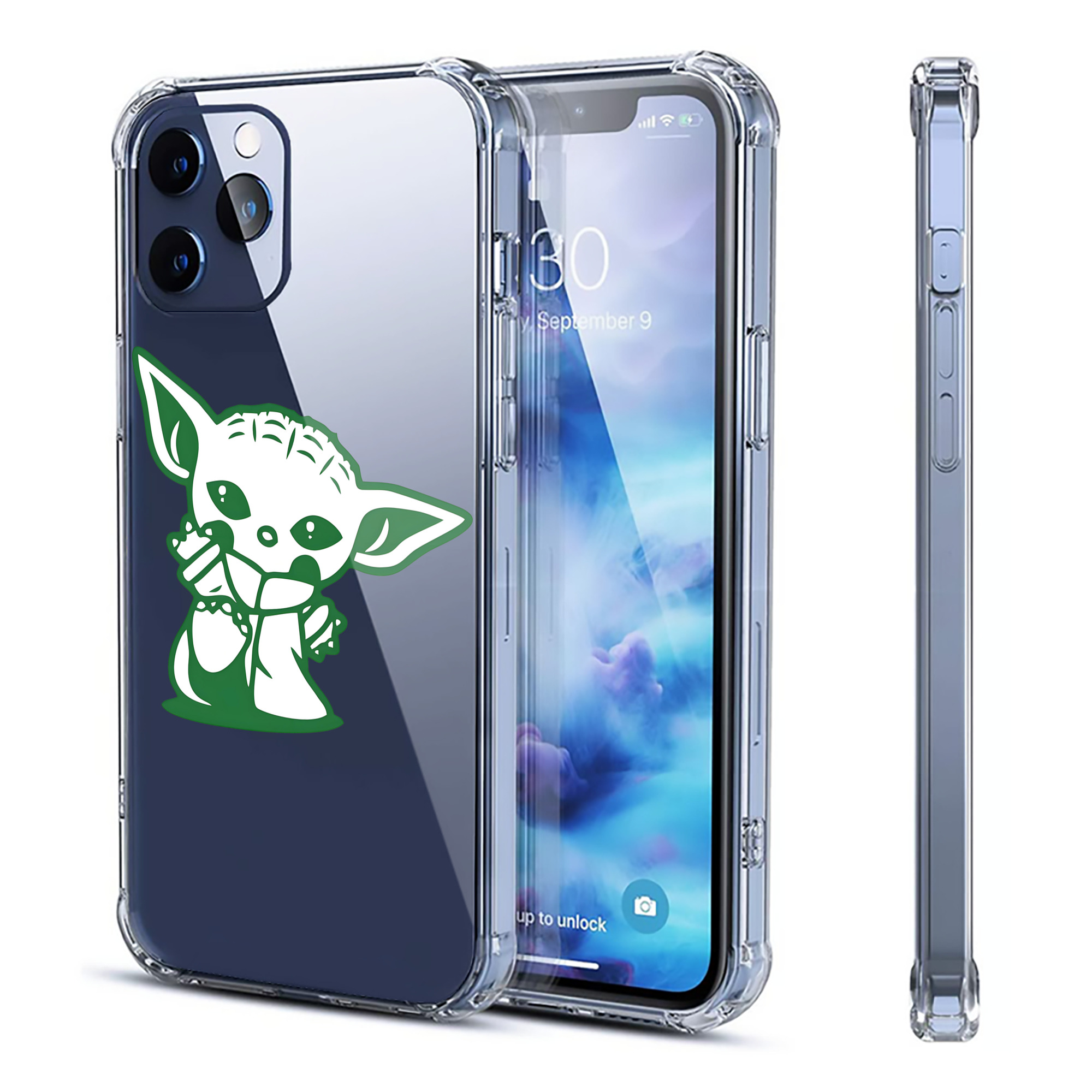 （画像用） スター・ウォーズ Star Wars 【iPhone 12シリーズ対応】透明スマホケース（クリアソフトケース）